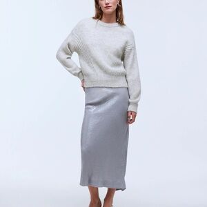 ⭐️HP⭐️ NWT Madewell Sequins Midi Skirt